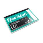 Silvine 50 Revision Card Wht Pk1000