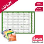 Sasco Fiscal Year Planner 2025-2026