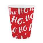 Contemp Xmas Party Paper Cup X6 Pk12