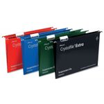 Rexel Crystalfile Susn File Blk Pk25