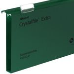 Rexel Crystalfile Susn File Grn Pk25