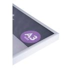 Seco Brushed Alum Frame 11Mm A3 Slv