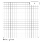 Rhino 9X7 Ex Book 5Mm Sq L/Blu Pk100