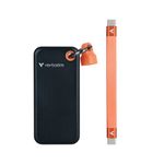 Verbatim Pocket Ssd 256Gb Blk/Org