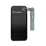 Verbatim Pocket Ssd 128Gb Blk/Grey