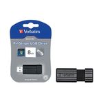 Verbatim Micro 8Gb Usb Pinstripe