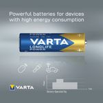 Varta Longlife Pwr Aaa Battery Pk40