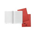 Hdw Exr Bk Wide Line 40P A4 Red Pk50