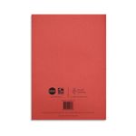 Hdw Exr Bk Nrow Line 40P A4 Red Pk50
