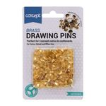 Concept Pkt.100 Brass Drawing Pins