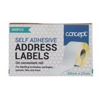 Concept Roll 200 Self Adhesive White Add