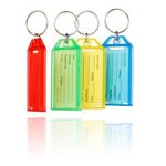 Concept Pkt.4 Asst Name Tag Keychains