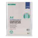 Concept A4 Countertop Columned Sign Hold