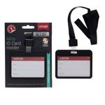 Concept Alloy Id Card Holder Clear Clip