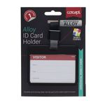 Concept Alloy Id Card Holder Clear Clip