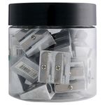 Concept Twin Hole Metal Pencil Sharpener