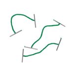 Concept Pkt.100 Metal Treasury Tags 76Mm