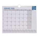 Concept A4 2026 Easy Glance Monthly Plan