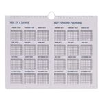 Concept A4 2026 Easy Glance Monthly Plan