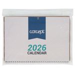 Concept 2026 Trifold Wall Calendar