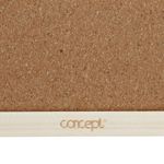 Concept Memo & Notice Cork Board 90X60Cm