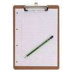 Concept 9"X12.5" Wooden Clipboard