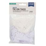 Concept Pkt.200 Strung Tags - 15X22Mm