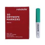 Green Whiteboard Marker Bullet Pk10