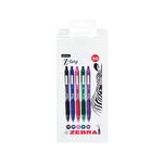 Z-Grip Retr Ballpoint Pen Ast Pk50