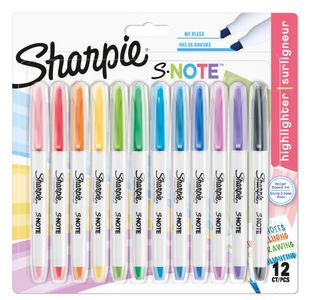 Sharpie S.Note Twin Tip Pens Pk12