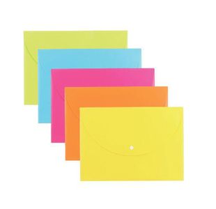 Rio Button Wallets A4 5 Cols Pk10