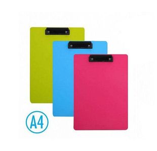 Deli Foam Clipboard A4 Ast Cols