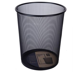 Deli Maxi Mesh Waste Bin Blk 24 L 347Mm