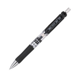Deli Mate Gel Pen 0.5Mm Blk Bx12