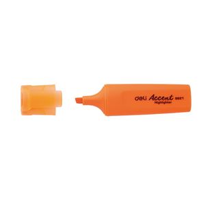 Deli Highlighter Chisel 1-5Mm Or Bx10
