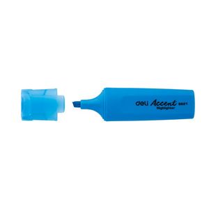 Deli Highlighter Chisel 1-5Mm Bu Bx10