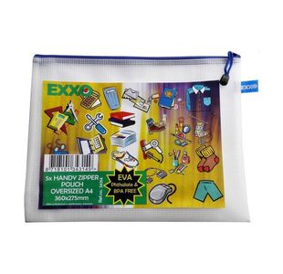 Exxo Mesh Bag A4++ 360X275Mm Pk5