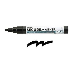 Artline Secure Marker Black 4Mm Bx12