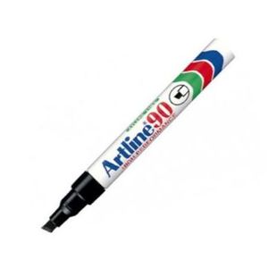 Artline 90 Chisel Tip Mkr Blk Bx12