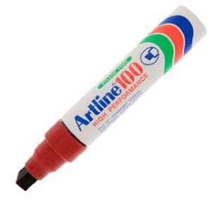 Artline 100 Marker Chis 7-12Mm Rd Pk6