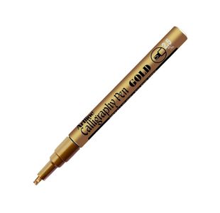 Metallic Calligraphy Pen 25Mm Gold Bx12