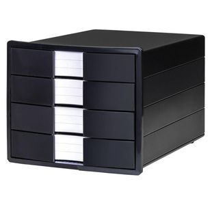 Han Inpuls 4 Drawer Set, Eco Black