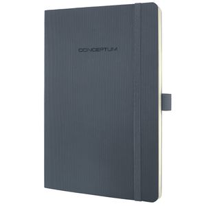 Conceptum Nbook Softcover A5 Lined Grey