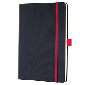 Conceptum Notebook A5 Lined Blk/Red