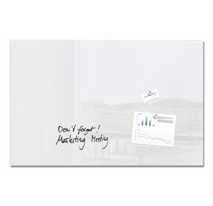 Magn Glassboard Artverum 100X65Cm White