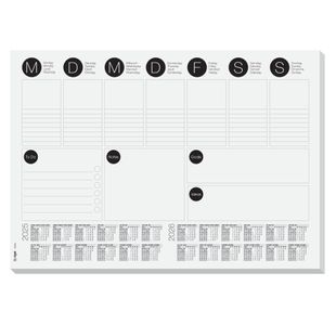 Sigel Paper Desk Pad A3 Weekly Planner 8