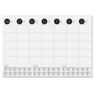 Sigel Paper Desk Pad/Wall Calendar A2 12