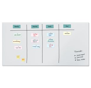 Artverum Glass Whiteboard Matt 200X100Cm