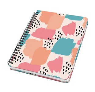 Jolie Spiral Notebook Brush Marks A5