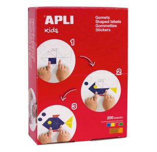 Apli Stars Assorted 200 Sheets